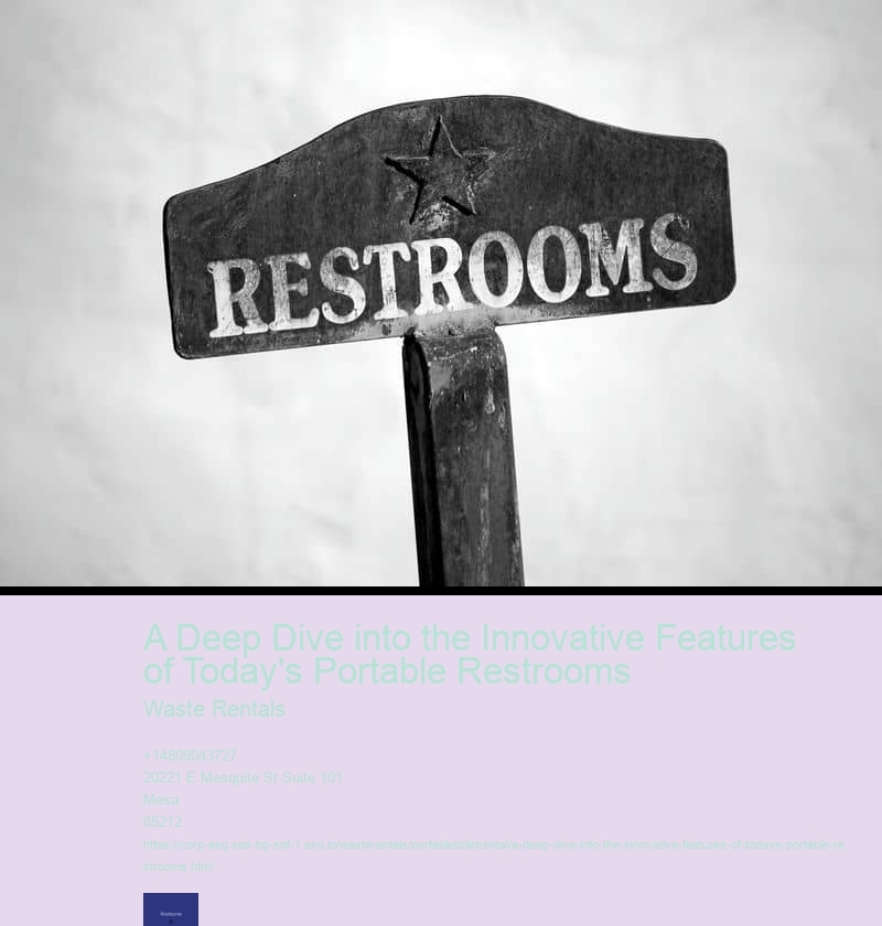 A Deep Dive into the Innovative Features of Today's Portable Restrooms